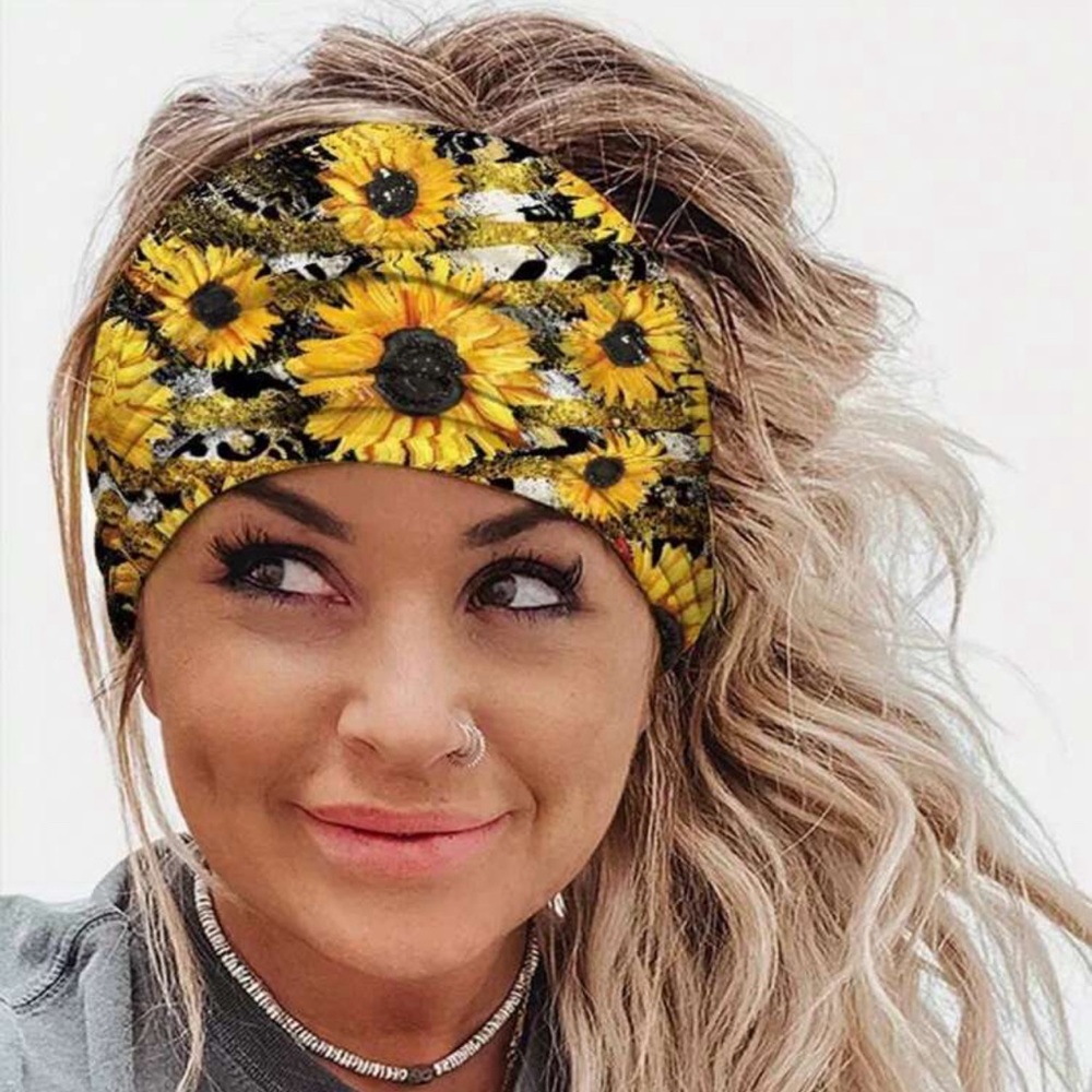 Sunflower Wide Headband